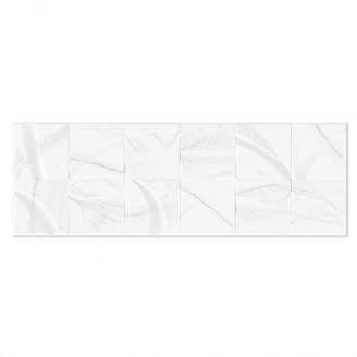 Marmor Kakel Nantes Vit Matt-Relief  30x90 cm